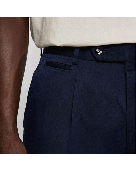 Boss Blue T-Peet Trousers for men
