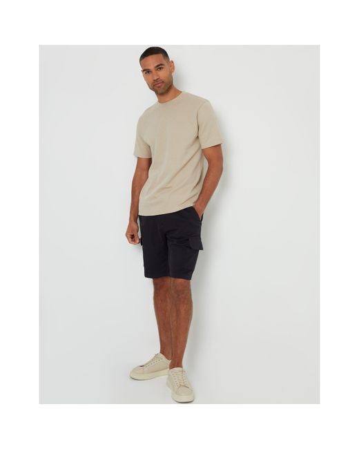 Threadbare Natural Regular Fit Lynton T-Shirt for men