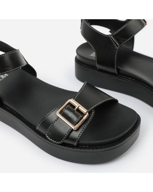Where's That From Blackpu Isabel Double-Buckle-Strap Platform Sandal
