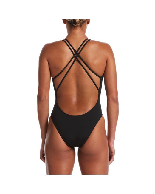 Nike Black Spider Back Swimsuit