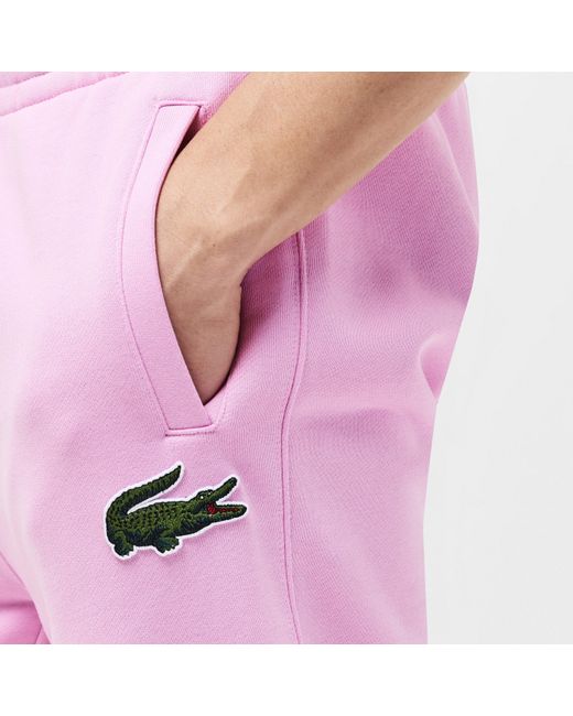 Lacoste Pink Jogging Bottoms for men