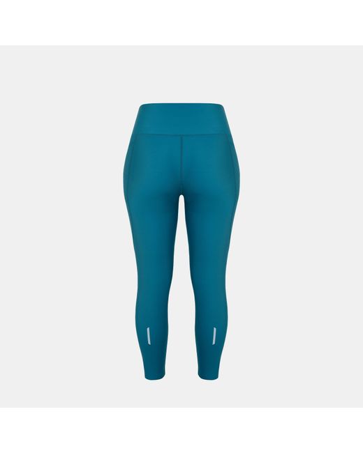 La Gear Blue High Waisted Full Length Skinny Fit Performance Gym Leggings