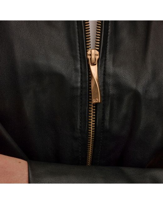 Donna Karan Black Leather Jacket