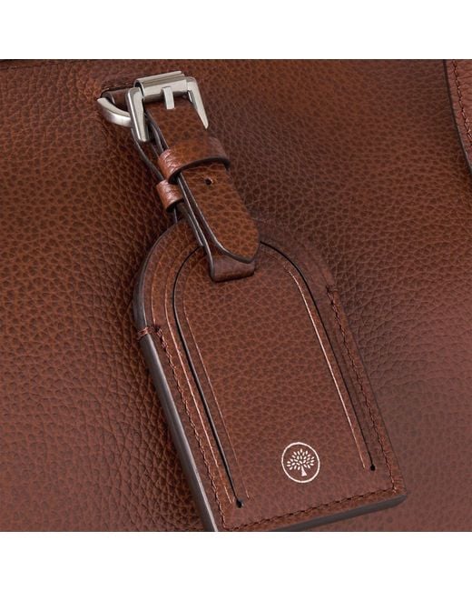 Mulberry Brown Heritage Medium Leather Clipper for men