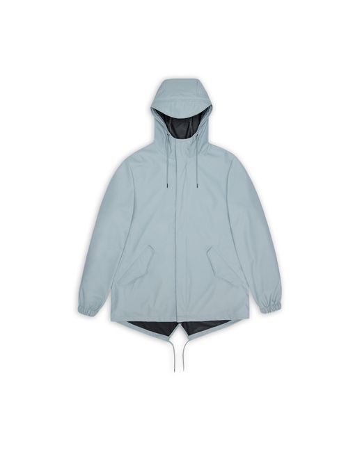 Rains Blue Fishtail Waterproof Jacket