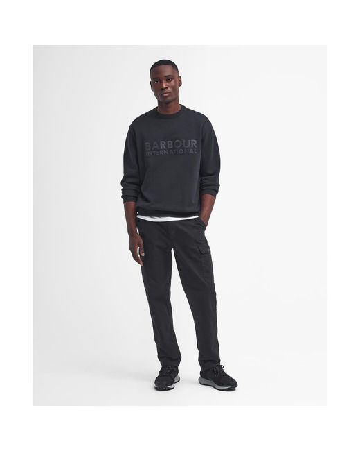 Barbour Blue Otis Logo Sweatshirt for men