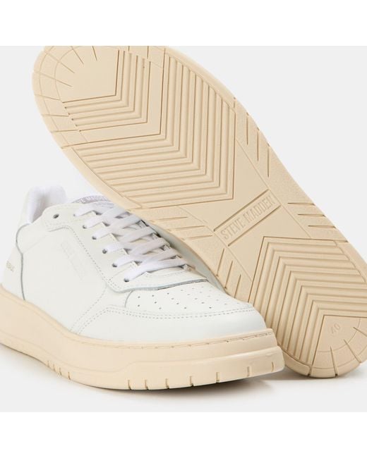 Steve Madden White Ace Chunky Trainers for men