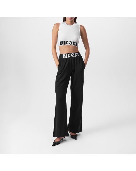DIESEL Black Ada Pop Crop Top