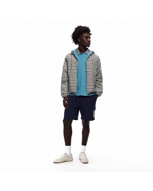Aquascutum Blue Rain Anorak Jacket for men