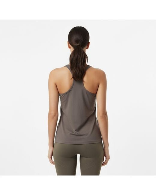 Usa Pro Brown Classic Racer Back Sports Tank