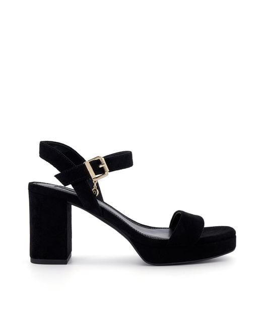 Dune Black Motive Flatform Sandal