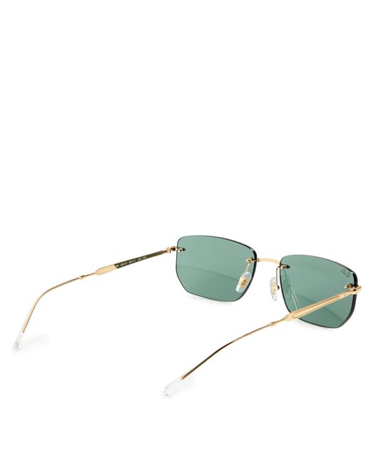 Ray-Ban Green Rectangle Sunglasses