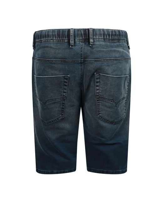 DIESEL Blue Krooley-Ne-Short Denim Shorts for men