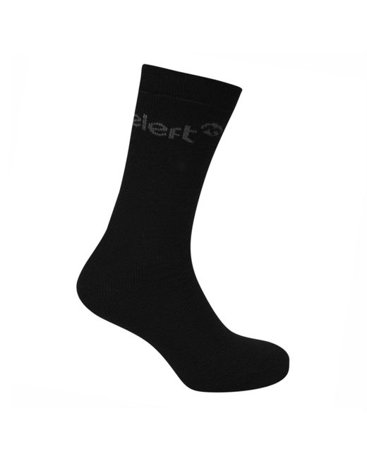 Gelert Black 3 Pk Thermal Socks Size 12 for men
