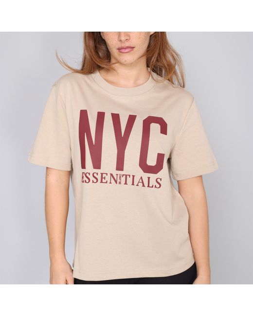 Blank Essentials Multicolor Nyc Cotton Short Sleeve Oversized T-Shirt