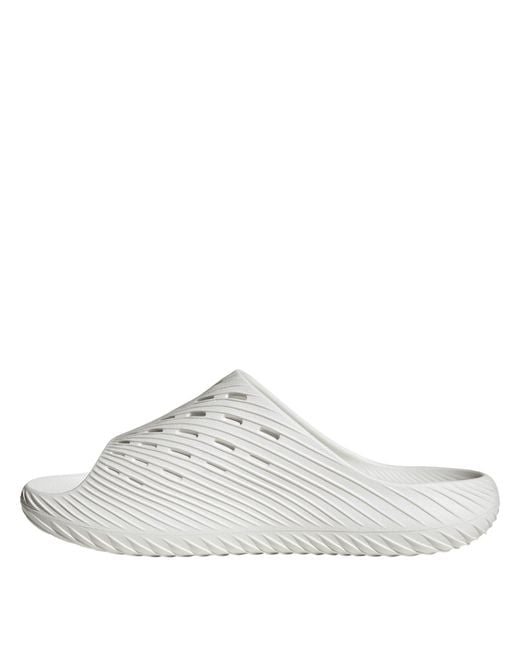 Adidas White Pool Sliders for men