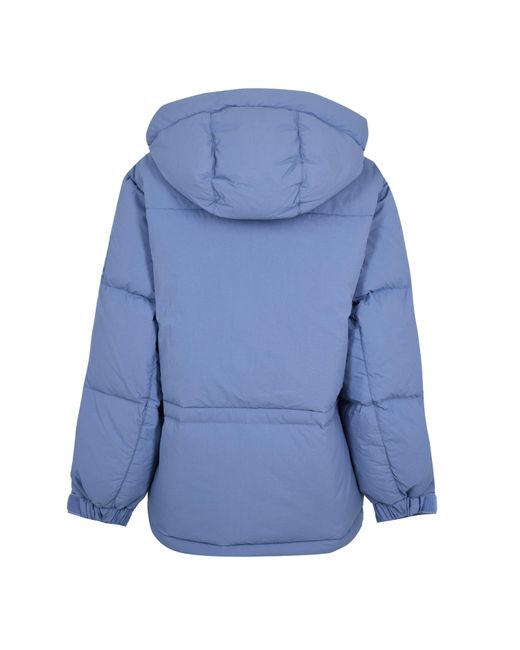Timberland Blue Down Puffer Long Puffer Jacket