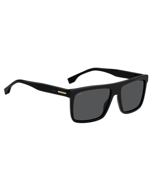 Boss Black Rectangle Sunglasses for men