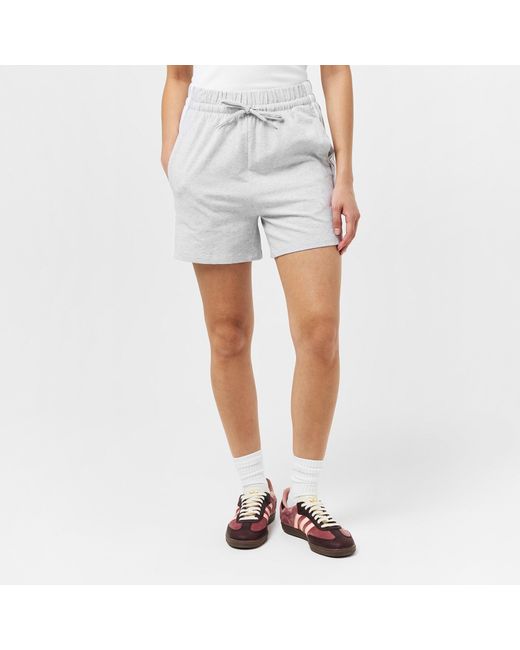 Adidas Gray Essentials 3 Stripe Shorts