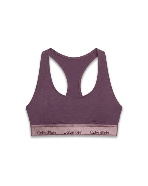 Calvin Klein Purple Calvin Mod Cot Blet Ld71