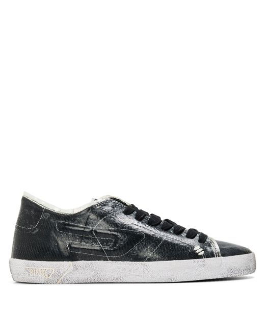 DIESEL Black Court Trainers