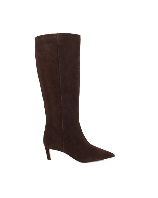 Dune Brown Smoothly Knee High Boots