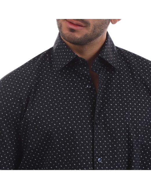 Boss Blue H Joe Kent Oxford Long Sleeve Shirt for men