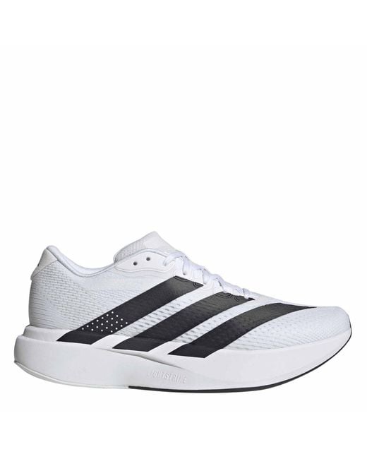 Adidas White Adizero Pacer for men