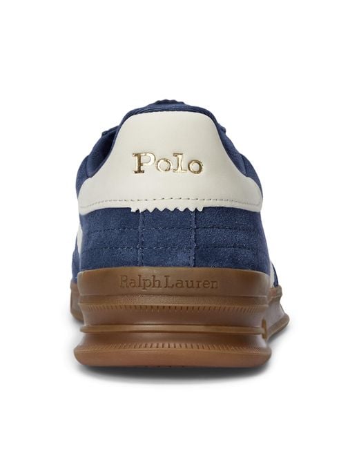 Polo Ralph Lauren Blue Heritage Aera Trainers for men