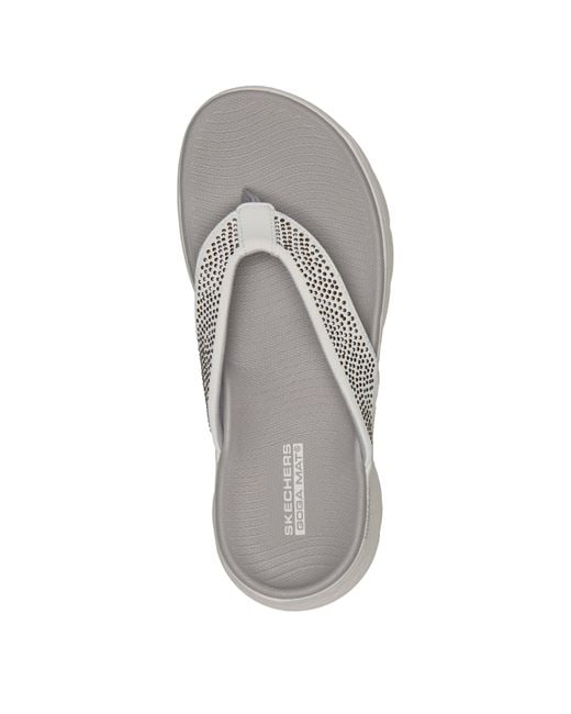 Skechers White Flip Flops