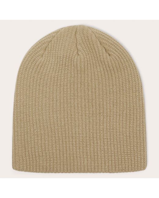 Oakley Natural Backbone Ribbed Polyacrylic Beanie for men