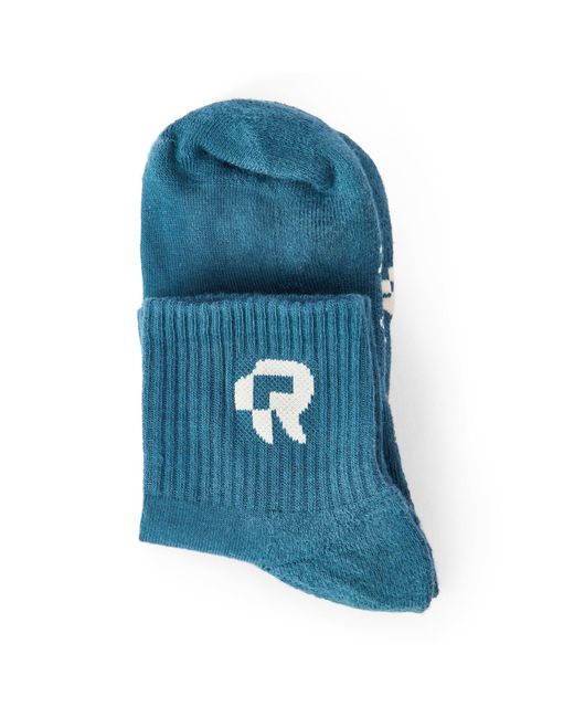 Red Run Blue Skyline Ankle Sports Sock