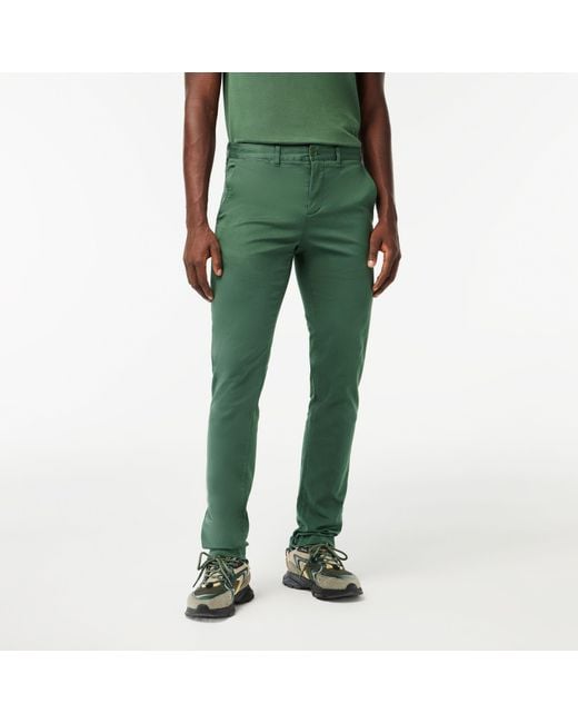 Lacoste Green Trousers for men
