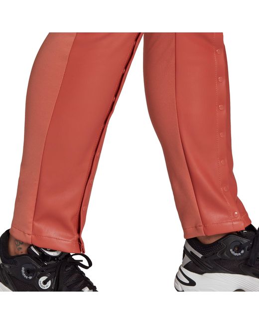 Adidas Originals Red Adidas Always Original Slim Snap Plus Size Joggers