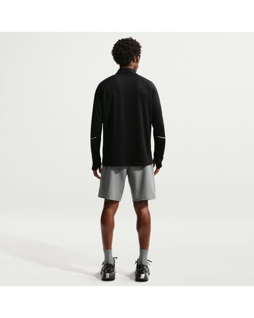 Nike Black Long Sleeve Performance Running Top for men