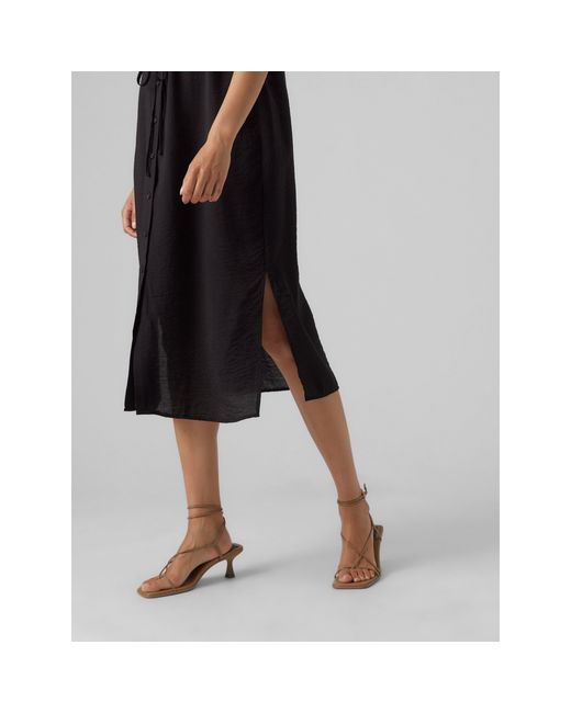 Vero Moda Black Iris Shirt Dress
