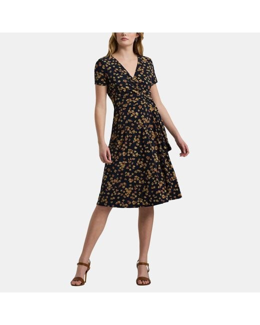 Ralph Lauren Black Karlee Midi Dress