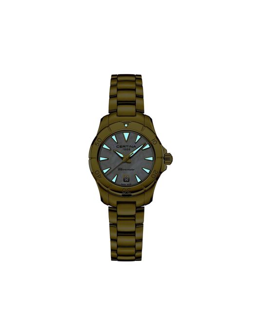 Certina Metallic Analogue Quartz Watch for men