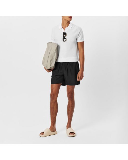 Aquascutum Black Quick Dry Pocket Swim Shorts for men