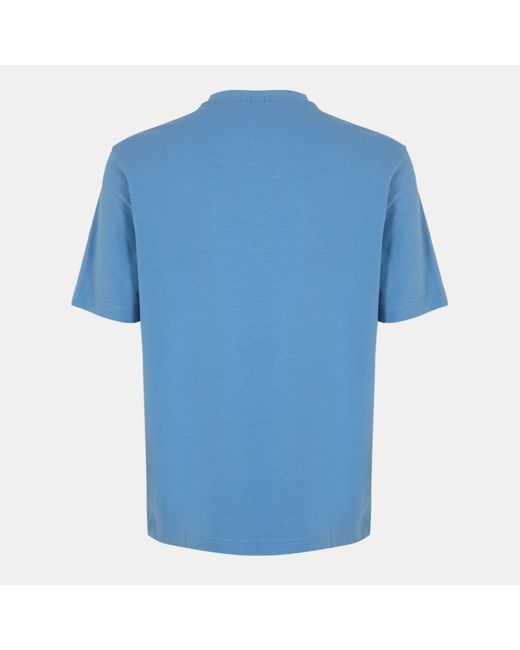 Boss Blue Oversized Tchup T-Shirt With Logo Detail for men