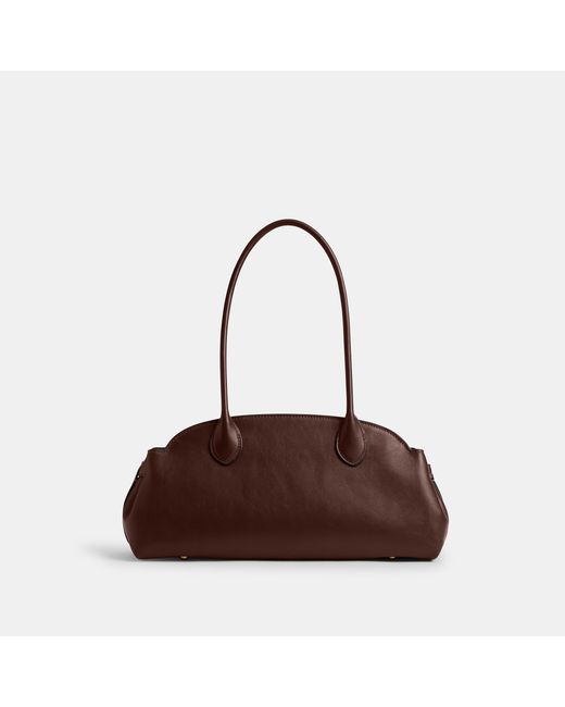 COACH Brown Empire Carryall Satchel Bag