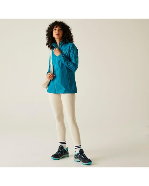 Regatta Blue Pack It Iii Waterproof Jacket