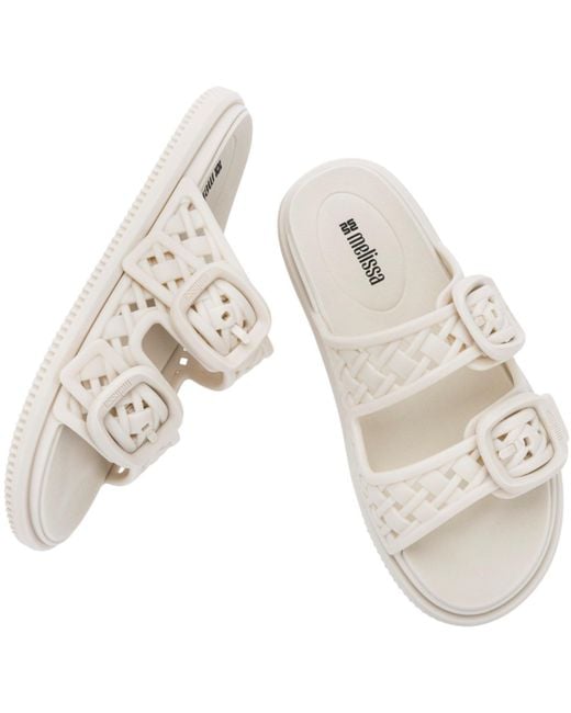 Melissa Metallic Possession Slip Flat Sandal