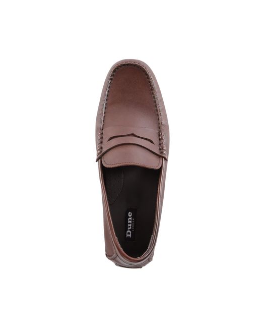 Dune Brown Brantley Saddle Driver Loafer Size 8 for men