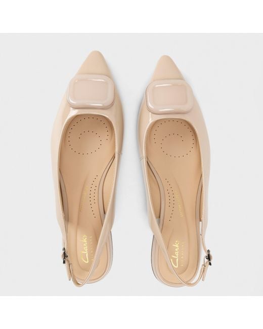 Clarks Natural Sensa15 Trim Slingbacks