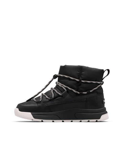 Sorel Black Whitney Iil Slip-On Waterproof Boots