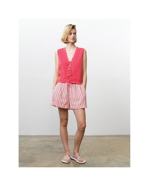 French Connection Pink Knitted Top