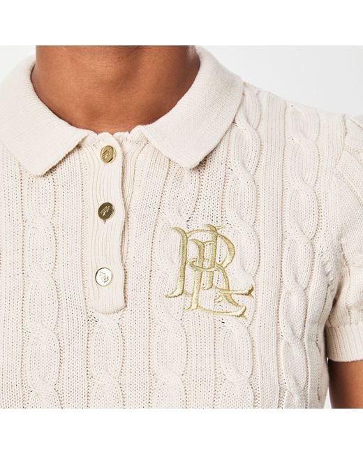 Ralph Lauren Natural Knitted Top