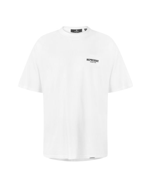 Represent White Owners Club Oversized Fit T-Shirt for men