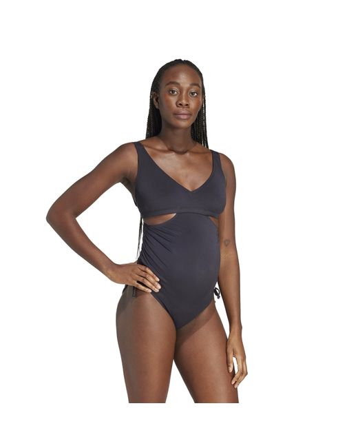 Adidas Gray Swmsw One Piece Swimsuit